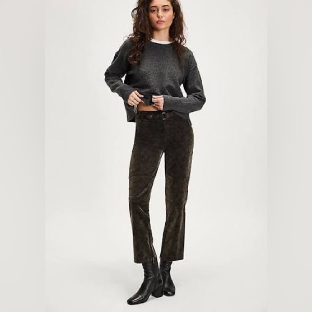 We The Free Titan Vegan Suede Pants size 29 NWT